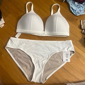 Lululemon White Bikini Set